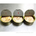 canned seafood tuna in soybean oil/brine customized